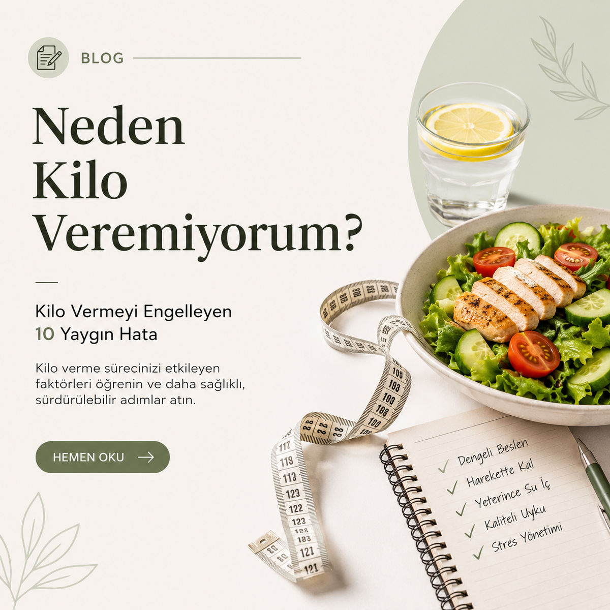 Neden Kilo Veremiyorum? Kilo Vermeyi Engelleyen 10 Yaygın Hata